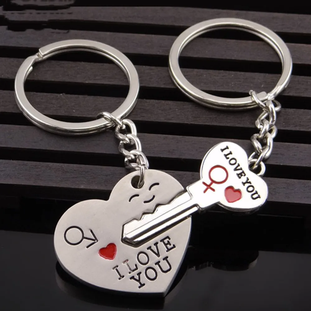 Porte-clés Couple Cœur – Symbole d’Amour à Partager – Image 2